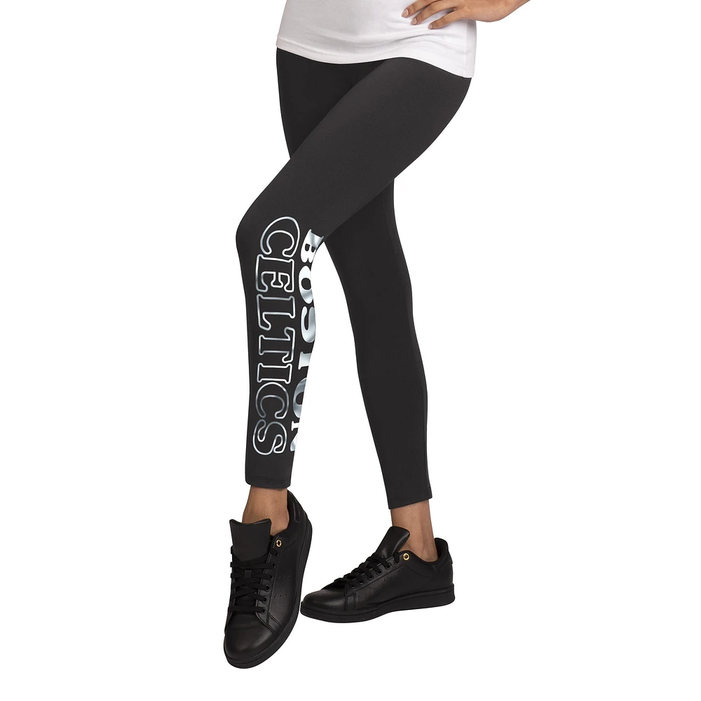 G-III 4Her by Carl Banks pour femme Noir Boston Celtics Stadium - Legging