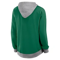 Women's Kelly Green Boston Celtics Hit It French Terry Full-Zip Hoodie