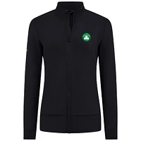 Veste zippée Shine noire pour femme Levelwear des Boston Celtics