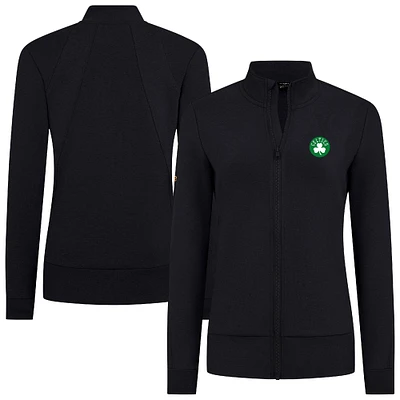 Veste zippée Shine noire pour femme Levelwear des Boston Celtics
