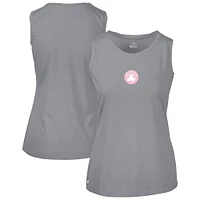 Women's Levelwear  Gray Boston Celtics Mother's Day Macy Core Logo Tank Top
