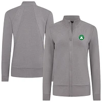 Veste zippée Shine grise pour femme des Boston Celtics de Levelwear
