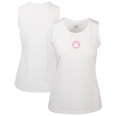 Débardeur blanc pour femme Levelwear avec logo Macy Core des Boston Celtics la fête mères