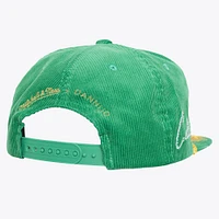 Women's Mitchell & Ness x DANNIJO Kelly Green Boston Celtics Deadstock Cord Snapback Hat