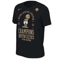 Women's Nike Black Boston Celtics 18-Time NBA Finals Champions Locker Room T-Shirt