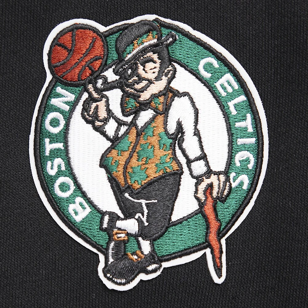 Sweat à capuche court Pro Standard noir Boston Celtics 2023/24 City Edition pour femme