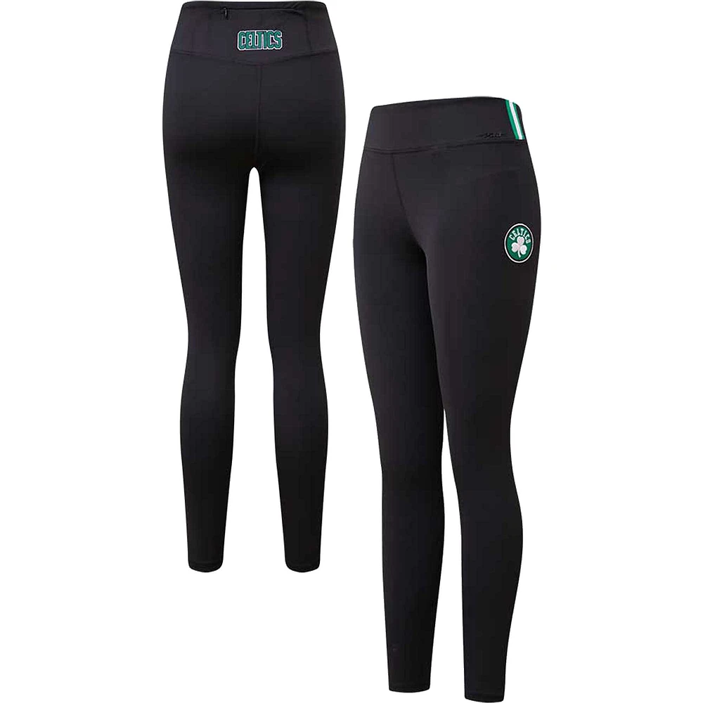 Women's Pro Standard Black Boston Celtics Classic Lux - Leggings