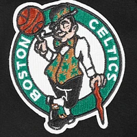 Women's Pro Standard Black Boston Celtics Jewels Boxy Cropped T-Shirt