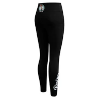Women's Pro Standard Black Boston Celtics Paint the City Tri-Blend Jersey Leggings