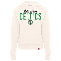 Women's Sportiqe  Cream Boston Celtics Ava Boxy Tri-Blend Pullover Hoodie