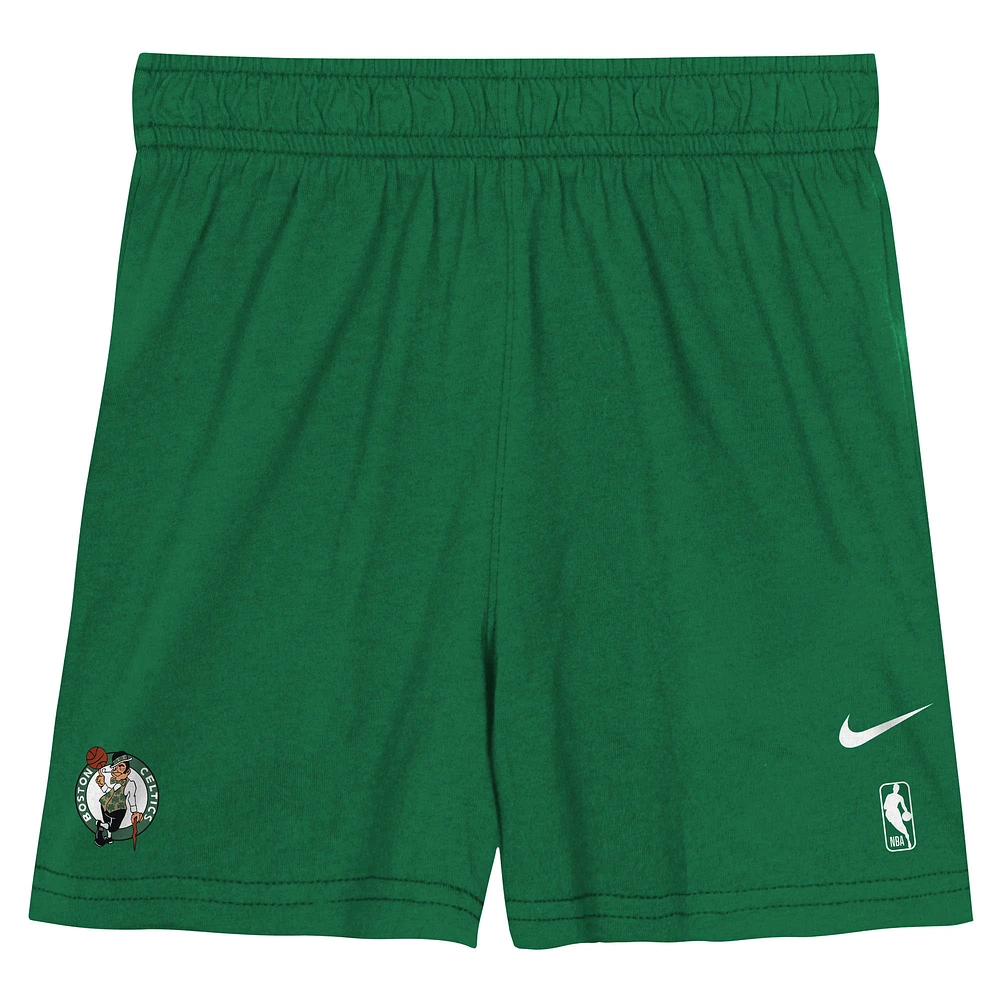 Youth Nike  Kelly Green Boston Celtics Practice T-Shirt & Shorts Set
