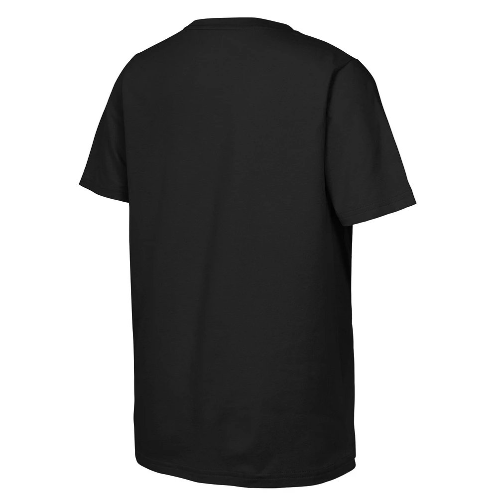 Youth Black Boston Celtics 2025 NBA Playoffs Hype T-Shirt