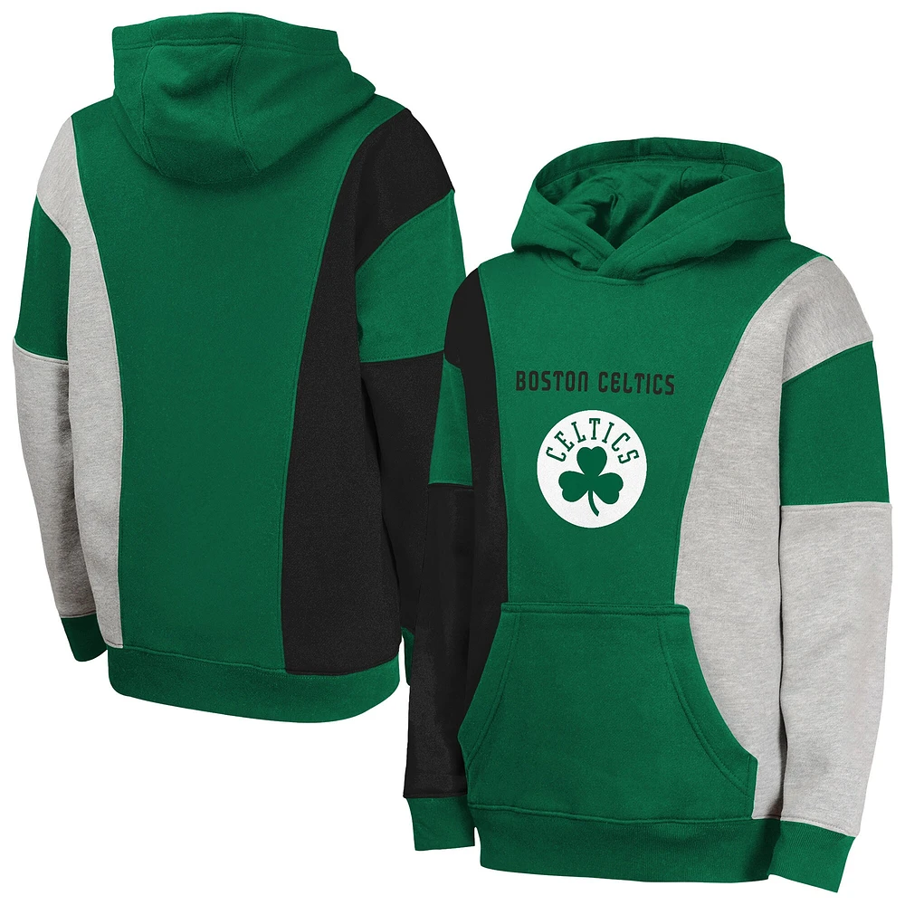 Youth  Green Boston Celtics Ace the Hole Pullover Hoodie