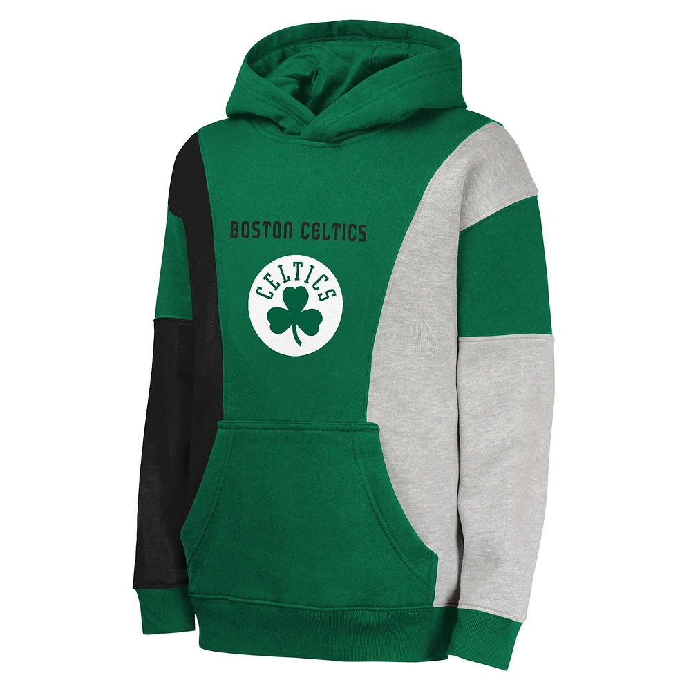 Youth  Green Boston Celtics Ace the Hole Pullover Hoodie