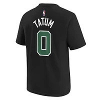 Youth Jordan Brand Jayson Tatum Black Boston Celtics Statement Edition Name & Number Player T-Shirt
