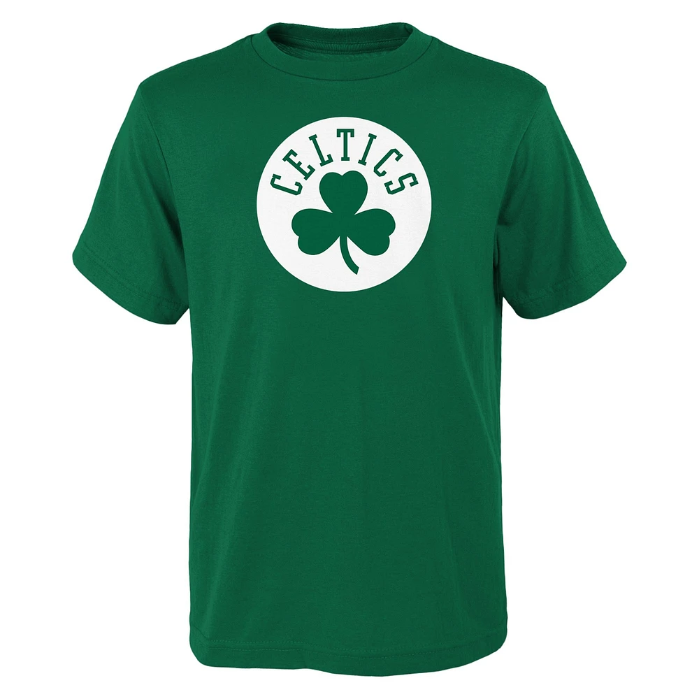 Youth Kelly Green Boston Celtics Primary Logo T-Shirt