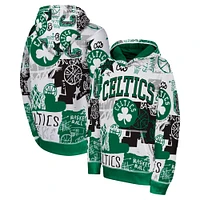 Youth  Kelly Green Boston Celtics Wild Style Pullover Hoodie