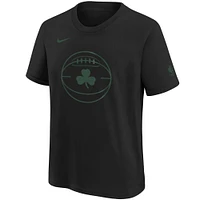 T-shirt Nike noir avec logo essentiel des Boston Celtics 2023/24 City Edition pour jeune