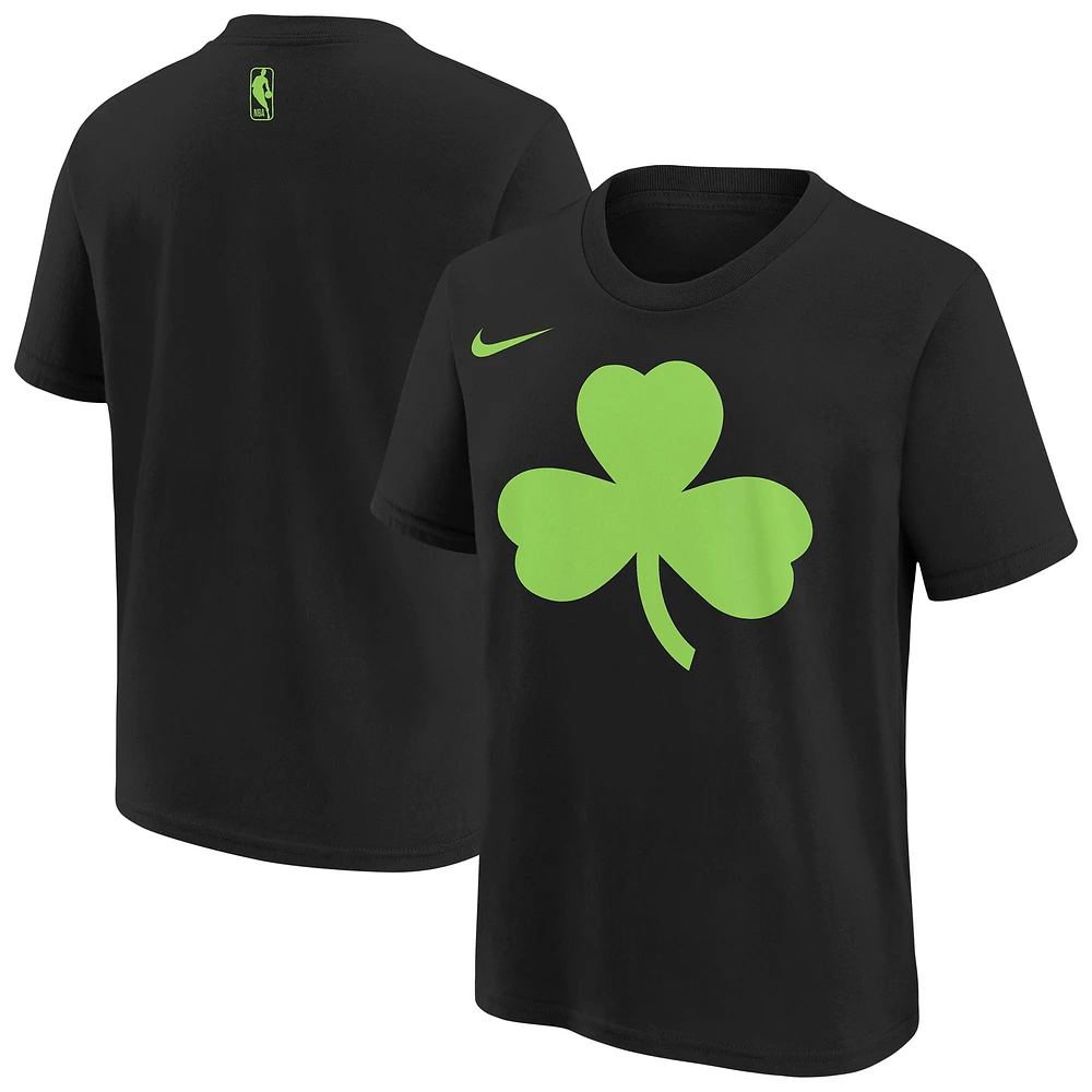 Youth Nike  Black Boston Celtics 2024/25 City Edition T-Shirt