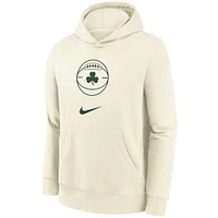 Sweat à capuche Nike Cream Boston Celtics 2023/24 City Edition Essential pour jeune