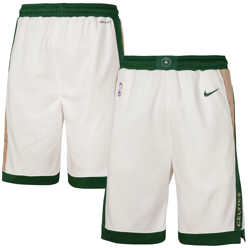 Short de performance Swingman Nike vert Boston Celtics 2023/24 City Edition pour jeune