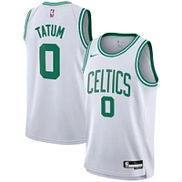 Maillot Nike Jayson Tatum Swingman blanc Boston Celtics pour jeune - Édition Association