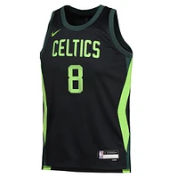 Youth Nike Kristaps Porzingis Black Boston Celtics 2024/25 Swingman Player Jersey - City Edition