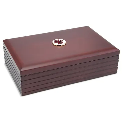 Boston College Eagles 6'' x 9'' Rosewood Desk Box - Brown