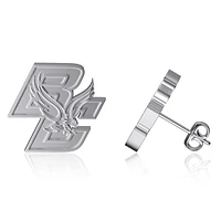 Dayna Designs Boston College Eagles Boucles d'oreilles en argent avec logo de l'équipe