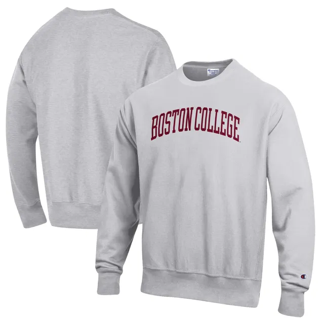 Men's ComfortWash Gray Boston College Eagles Arch Logo Garment Dyed Long Sleeve T-Shirt