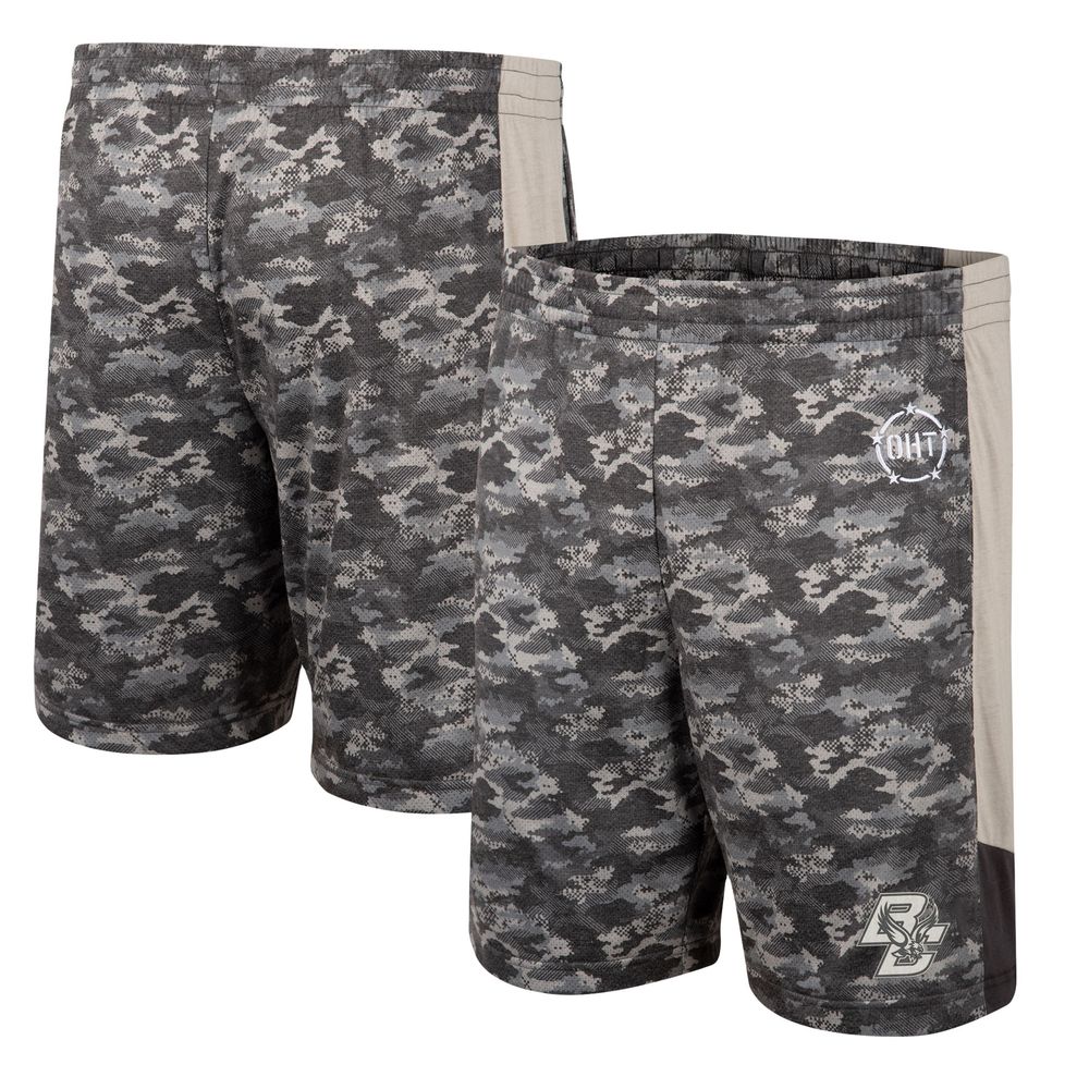 Men's Colosseum Camo Boston College Eagles OHT Military Appreciation Terminal Shorts