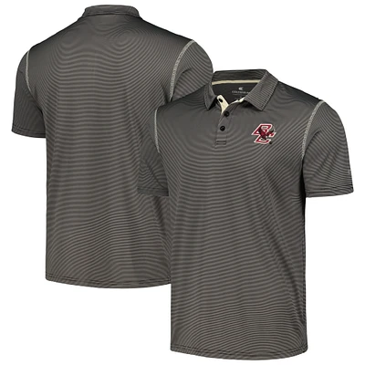 Men's Colosseum  Gray Boston College Eagles Cameron Polo