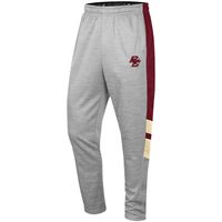 Men's Colosseum Heathered Gray/Maroon Boston College Eagles Bushwood Pants