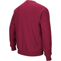 Men's Colosseum Maroon Boston College Eagles Arch & Logo Crew Neck Sweatshirt