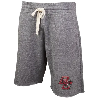 Boston College Eagles Concepts Sport Mainstream Terry Shorts - Gray