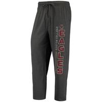 Men's Concepts Sport Heathered Charcoal/Maroon Boston College Eagles Meter T-Shirt & Pants Sleep Set