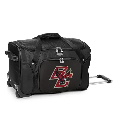 Boston College Eagles MOJO 22" 2-Wheeled Duffel Bag - Black