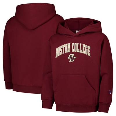 Sweat à capuche marron Champion des jeunes Boston College Eagles Campus