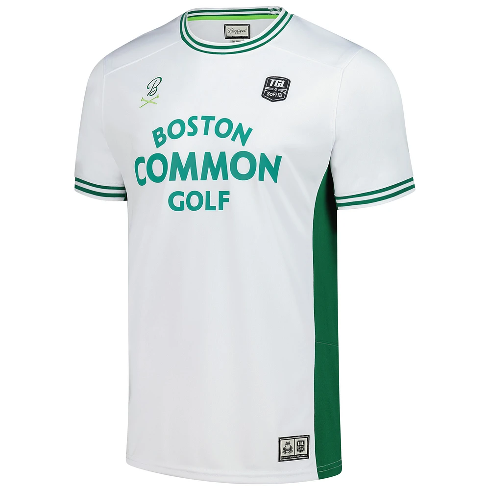 Men's Barstool Golf  White Boston Common TGL Team Jersey