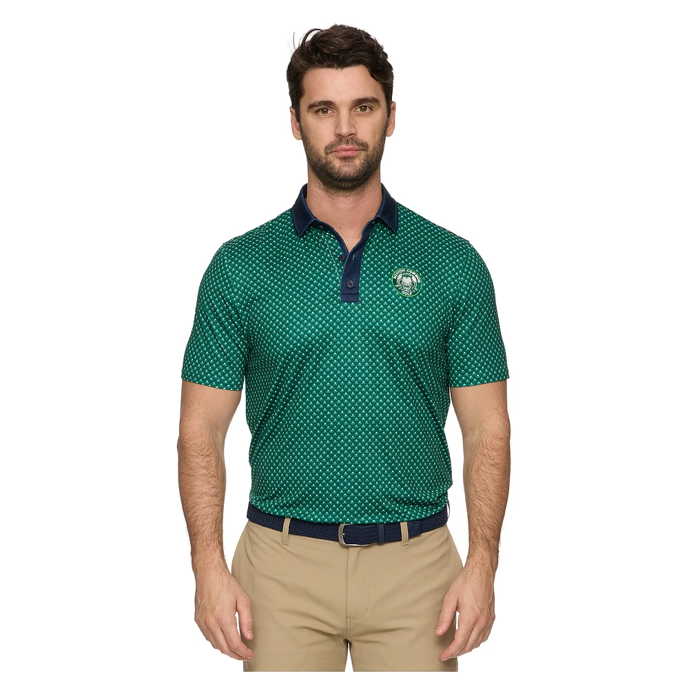 V170030 Polo de golf personnalisé avec logo imprimé Boston Common et drapeau pour homme BC-COREKT2151