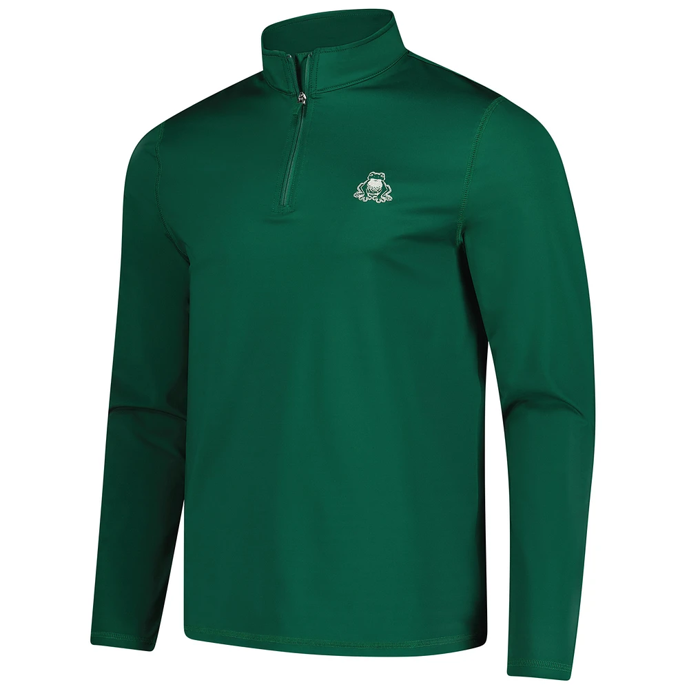 Men's Flag & Anthem  Green Boston Common Golf Journey Performance Quarter-Zip Pullover