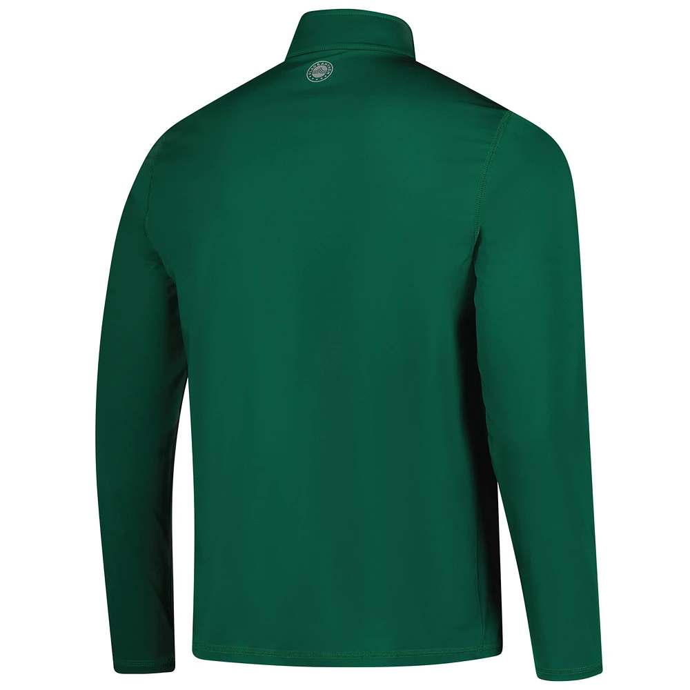 Men's Flag & Anthem  Green Boston Common Golf Journey Performance Quarter-Zip Pullover
