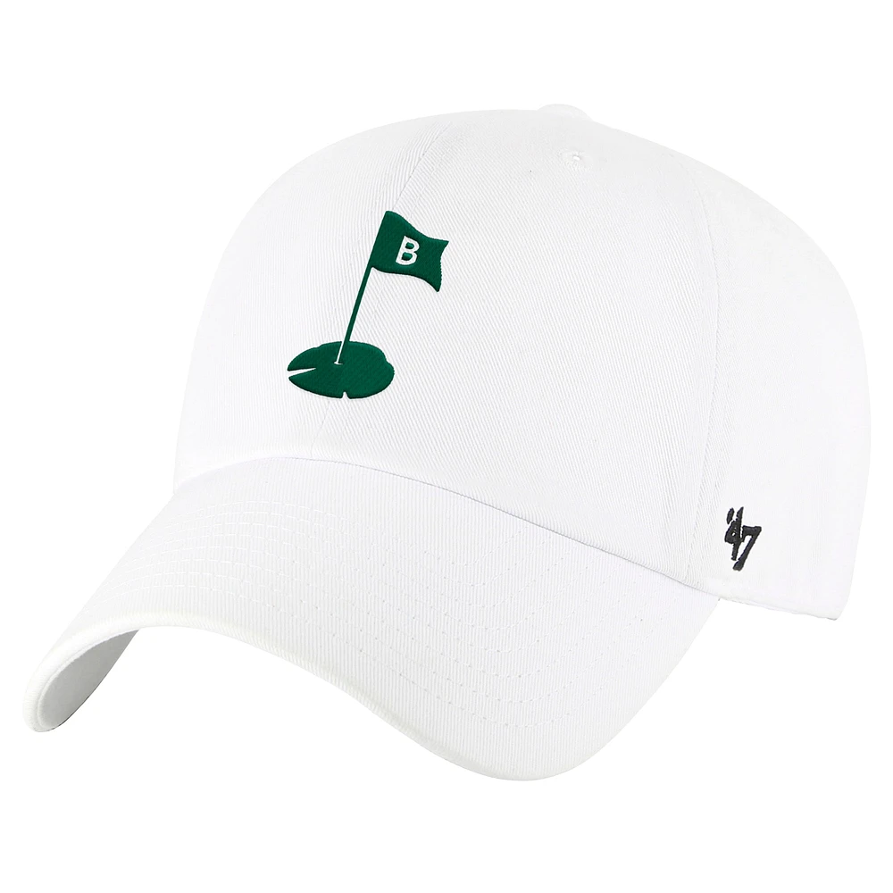 Casquette ajustable Boston Common Golf Clean Up TGL blanche pour homme '47