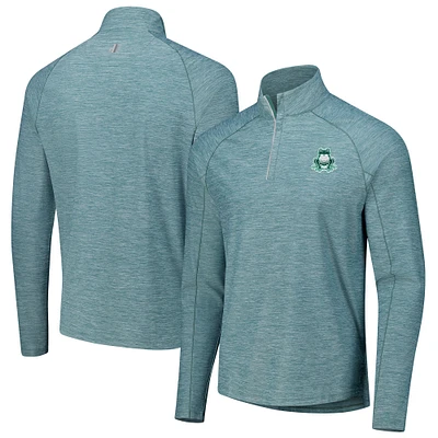 Men's johnnie-O Green Boston Common Golf Baird Performance Quarter-Zip Top