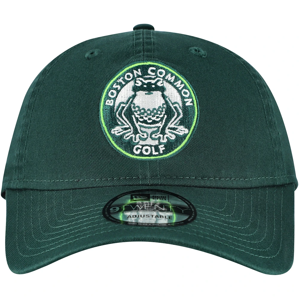 Men's New Era  Hunter Green Boston Common Golf TGL Team 9TWENTY Adjustable Hat