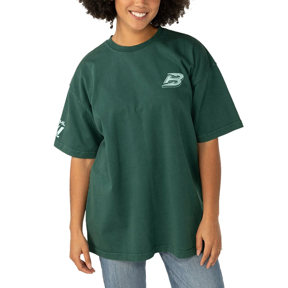 T-shirt unisexe vert Boston Fleet Boxy