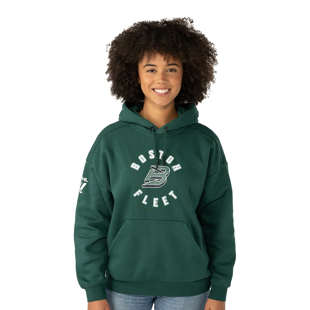 Women's  Green Boston Fleet Ultimate Pullover Hoodie