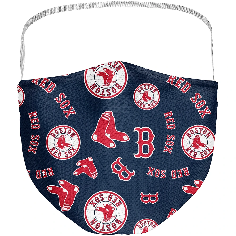 Adult Fanatics Boston Red Sox All Over Logo Face Covering 3-Pack