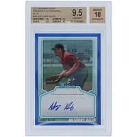 Anthony Rizzo Boston Red Sox Autographié 2010 Bowman Draft Bleu #BPA-AR #104/199 BGS Authentifié 9.5/10 Carte