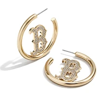 Boucles d'oreilles créoles BaubleBar Boston Red Sox